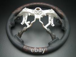 Toyota TUNDRA 2007-2013 wood genuine leather steering wheel replacement
