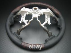 Toyota TUNDRA 2007-2013 wood genuine leather steering wheel replacement