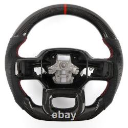 True Carbonfiber Carbon Fiber Steering Wheel for Ford Ford Raptor F150 2021-2025