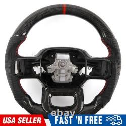 True Carbonfiber Carbon Fiber Steering Wheel for Ford Ford Raptor F150 2021-2025