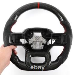 True Carbonfiber Carbon Fiber Steering Wheel for Ford Ford Raptor F150 2021-2025