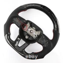 US? For Dodge Challenger Durango SRT 2015-24 Carbon Fiber Heated Steering Wheel