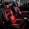 Universe Sport Car Seat Cover Cushion Headrest Steering Wheel Cover Pu Leather