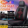 Upgrade! 5-sits Car Seat Covers Leather Universal Full Set For Suv Truck Sedan