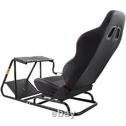 VEVOR Racing Simulator Cockpit Seat with Steering Wheel Stand For Ps Xbox