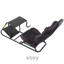 VEVOR Racing Simulator Cockpit Seat with Steering Wheel Stand For Ps Xbox