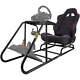 Vevor Racing Steering Wheel Stand Racing Simulator Seat With Gear Shifter Mount