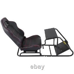 VEVOR Simulator Cockpit Seat Gaming Chair with Steering Wheel Stand For Ps Xbox