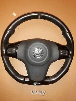 Vauxhall Corsa D 2008 Leather Vxr Steering Wheel / See Description