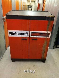 Vintage Ford Motorcraft Cabinet Rack Dealer Parts Counter Display REAL DEAL