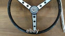 Vintage Huffy Wheel Rail Banana Seat Muscle Bike Black Glitter Steering Wheel