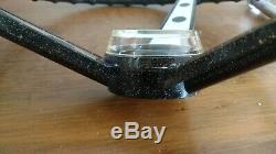 Vintage Huffy Wheel Rail Banana Seat Muscle Bike Black Glitter Steering Wheel