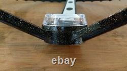 Vintage Huffy Wheel Rail Banana Seat Muscle Bike Black Glitter Steering Wheel