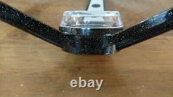 Vintage Huffy Wheel Rail Banana Seat Muscle Bike Black Glitter Steering Wheel