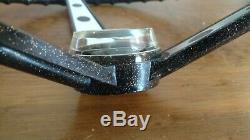 Vintage Huffy Wheel Rail Banana Seat Muscle Bike Black Glitter Steering Wheel