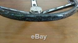 Vintage Huffy Wheel Rail Banana Seat Muscle Bike Black Glitter Steering Wheel