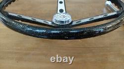 Vintage Huffy Wheel Rail Banana Seat Muscle Bike Black Glitter Steering Wheel