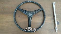 Vintage Huffy Wheel Rail Banana Seat Muscle Bike Black Glitter Steering Wheel