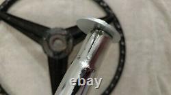 Vintage Huffy Wheel Rail Banana Seat Muscle Bike Black Glitter Steering Wheel