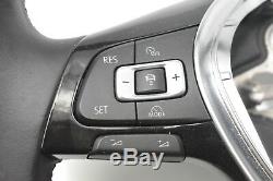 Volkswagen Golf Mk7 2012 2017 Black Multifunctional Steering Wheel 5g0419091