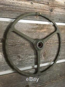 Willys MB Ford GPW US Army Jeep Factory Sheller Steering Wheel Original Oem Rare