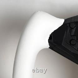 Yoke Leather Steering Wheel for Tesla Model X Model S 14-20 with Heated White