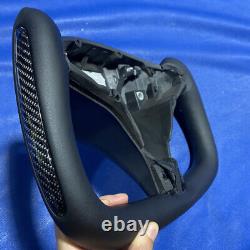 Yoke Steering Wheel Carbon Fiber for Tesla Model X & S 2014-2023 With Heated