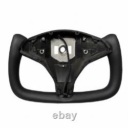 Yoke Steering Wheel Carbon Fiber for Tesla Model X & S 2014-2023 With Heated