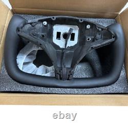 Yoke Steering Wheel Carbon Fiber for Tesla Model X & S 2014-2023 With Heated