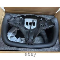 Yoke Steering Wheel Carbon Fiber for Tesla Model X & S 2014-2023 With Heated
