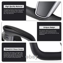 Yoke Steering Wheel For Tesla Model 3 & Y 2017-23 withHeated &Patches