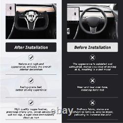 Yoke Steering Wheel For Tesla Model 3 & Y 2017-23 withHeated &Patches