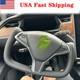 Yoke Steering Wheel For Tesla Model X & Model S 2014-2023 Leather No-heating