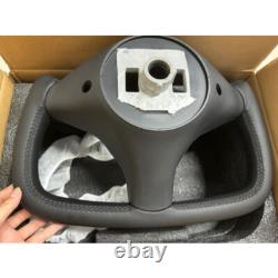 Yoke Steering Wheel For Tesla Model X & Model S 2014-2023 Leather No-Heating