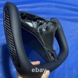 Yoke Steering Wheel Side Carbon Fiber for Tesla Model X/S 2014-2023 With Heated