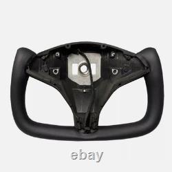 Yoke Steering Wheel Side Carbon Fiber for Tesla Model X/S 2014-2023 With Heated