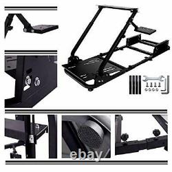 Zootopo Driving Racing Seat Racing Simulator Steering Wheel Stand Compatible for