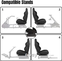 Zootopo Racing Simulator Cockpit Stand Seat Fit for Steering Wheel Stand Can DIY