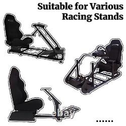 Zootopo Racing Simulator Cockpit Stand Seat Fit for Steering Wheel Stand Can DIY